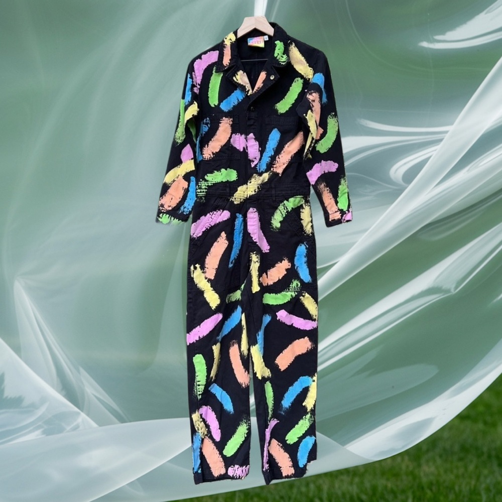 Big Bud Press Paint Stroke 5yr Anniversary Collection Everyday Jumpsuit Size S